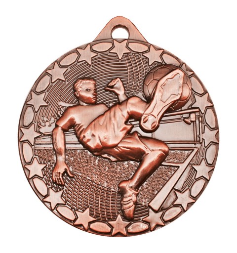 MEDALLA FUTBOL Ø70 MM BRONCE "A.CALIDAD"