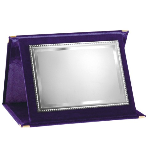 PLACA 17-123 PLATA C/ESTUCHE TARGA SUBLIMACION