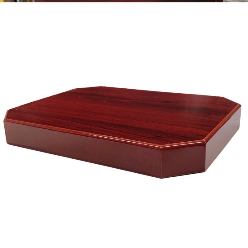 BASE MADERA CAOBA 25X19X3 CM