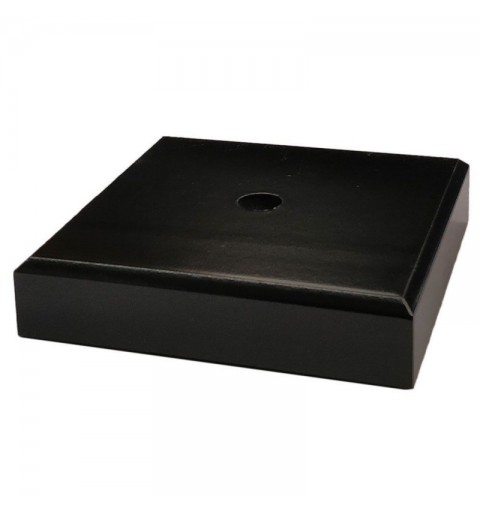 BASE MADERA NEGRO 14.5X14.5X2 CM