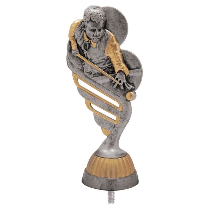 FIGURA PLASTICO FAST BILLAR PLA VJ/ORO H.13CM