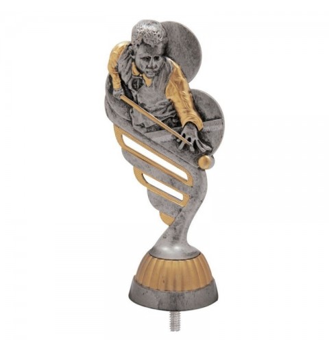 FIGURA PLASTICO FAST BILLAR PLA VJ/ORO H.13CM