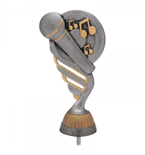 FIGURA PLASTICO FAST KARAOKE PLA VJ/ORO H.13CM