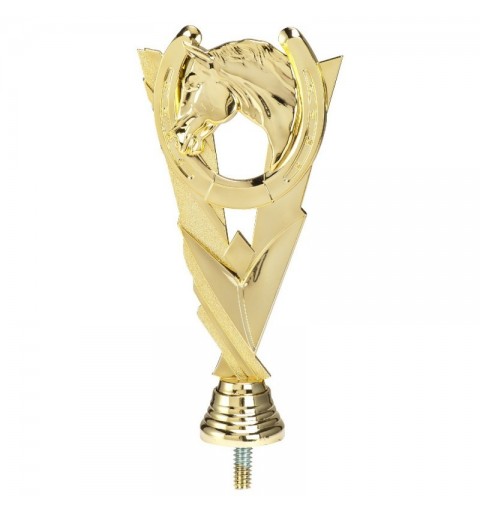 FIGURA PLASTICO FAST VICTORY ORO HIPICA H.19CM