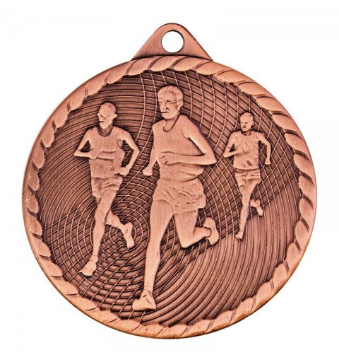 MEDALLA ATLETISMO Ø50 MM BRONCE "IRON"