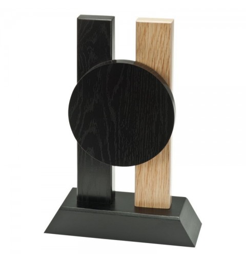 TROFEO MADERA PORTADISCOS Ø70MM