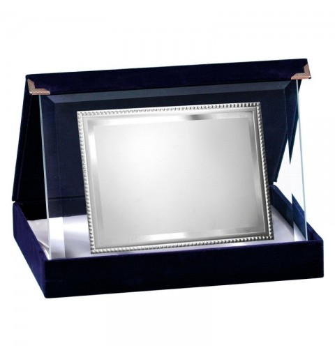 PLACA 17-125 PLATA C/CRISTAL. SUBLIMACION