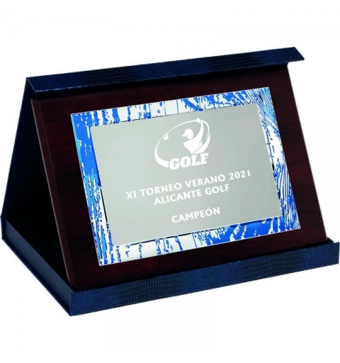 PLACA 17-142 PLATA C/ESTUCHE SUBLIMACION