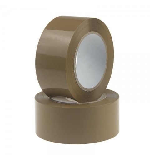 ROLLO PRECINTO 48MM 132M MARRON ALTA CALIDAD