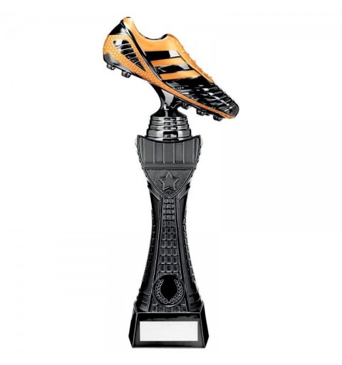 TROFEO BOTA FÚTBOL NEGRO/ORO