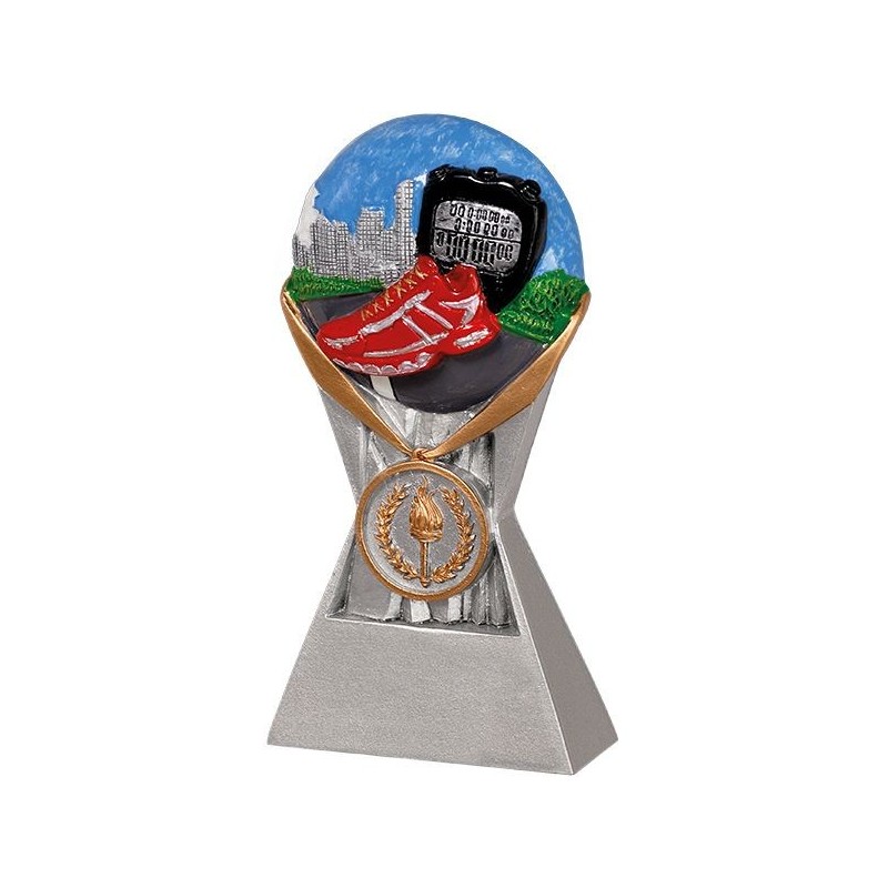 TROFEO RESINA "ANTORCHA" ATLETISMO H.12.5 CM