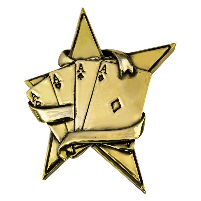 MOTIVO RESINA "ESTRELLA" POKER H.9CM
