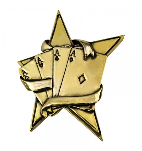 MOTIVO RESINA "ESTRELLA" POKER H.9CM