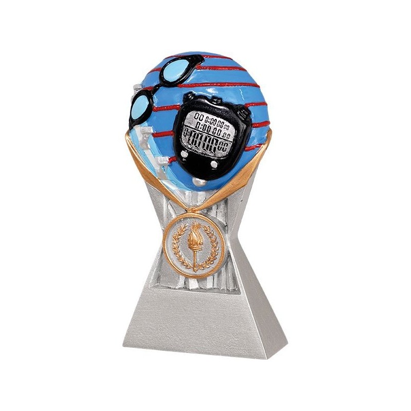TROFEO RESINA "ANTORCHA" NATACION H.12.5 CM