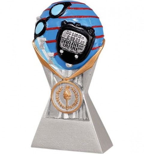 TROFEO RESINA "ANTORCHA" NATACION H.12.5 CM