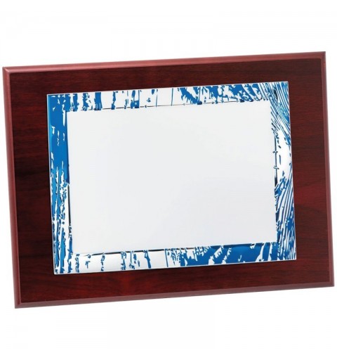 PLACA 17-141 PLATA C/MADERA. SUBLIMACION
