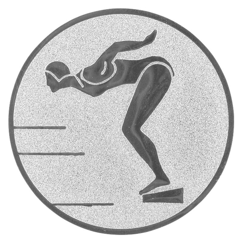 CENTRO Ø25 MM PLATA NATACION FEM