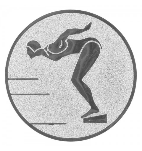 CENTRO Ø25 MM PLATA NATACION FEM