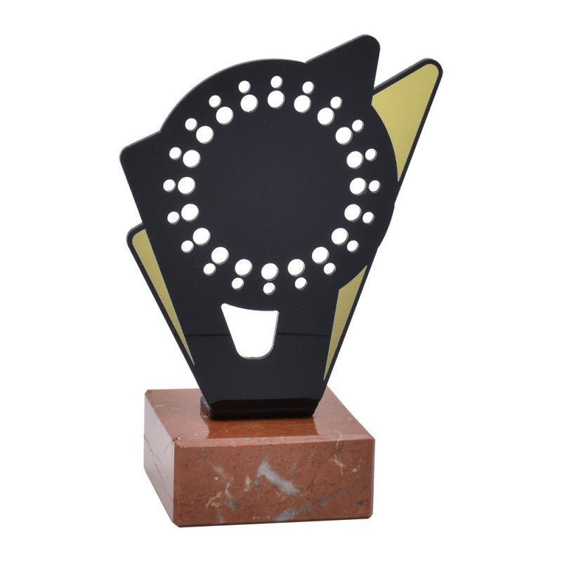 TROFEO METACRILATO 003 C/MARMOL H.16.5
