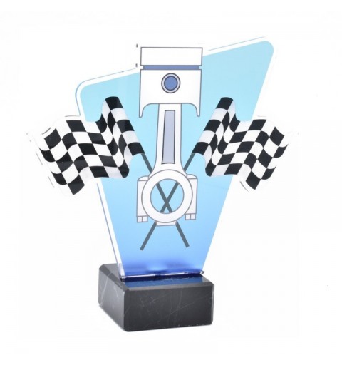 TROFEO METACRILATO MOTOR