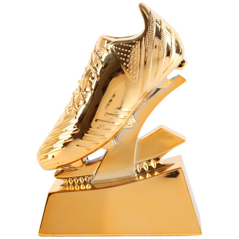 TROFEO FUTBOL BOTA ORO H.17.5 CM