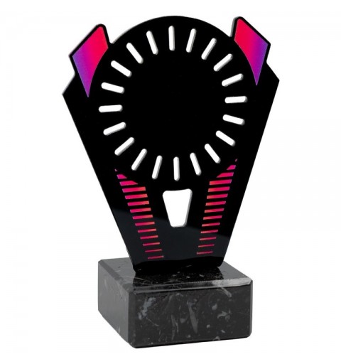 TROFEO METACRILATO 002 C/MARMOL H.16.5