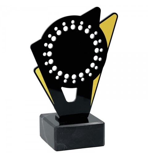 TROFEO METACRILATO 003 C/MARMOL H.16.5