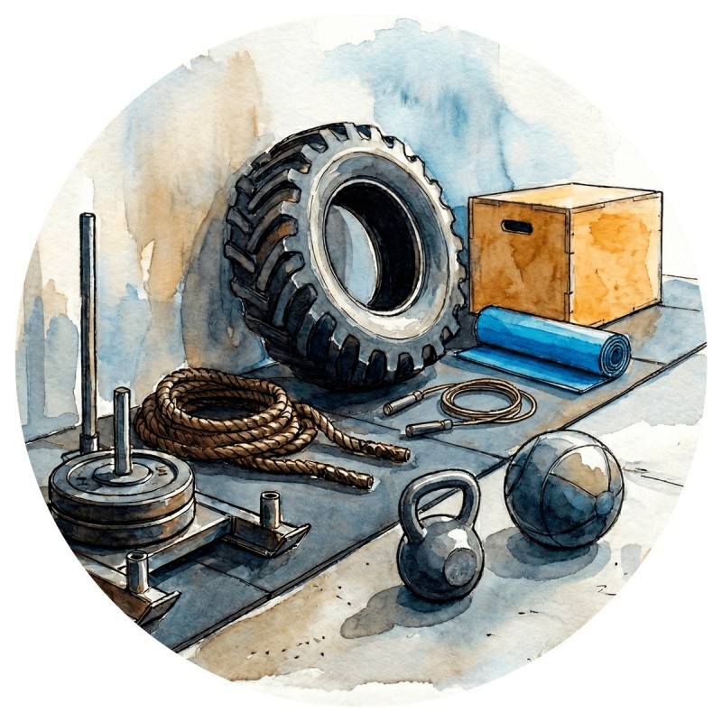 DISCO BOSTON Ø80 MM CROSSFIT