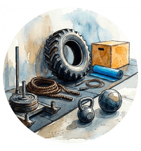 DISCO BOSTON Ø80 MM CROSSFIT