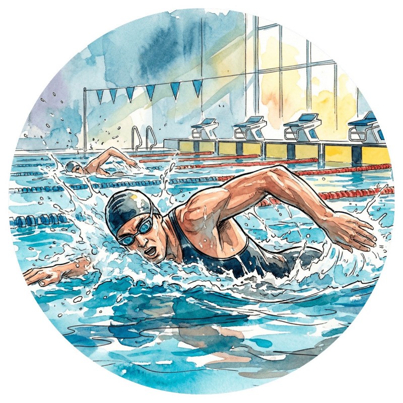 DISCO BOSTON Ø80 MM NATACION MASCULINA