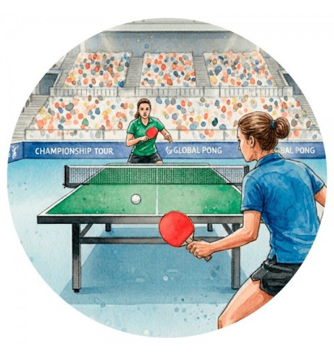 DISCO BOSTON Ø80 MM TENIS MESA FEMENINO