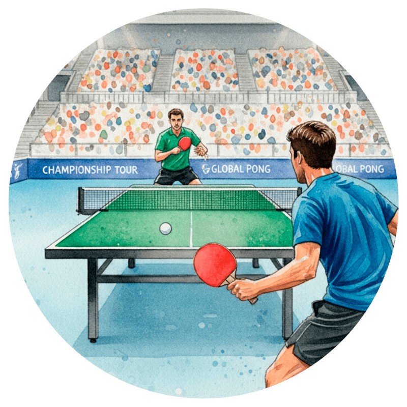 DISCO BOSTON Ø80 MM TENIS MESA MASCULINO