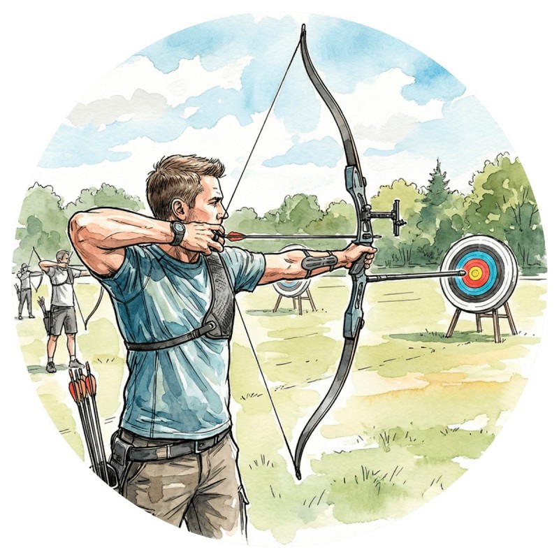 DISCO BOSTON Ø80 MM TIRO ARCO