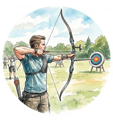 DISCO BOSTON Ø80 MM TIRO ARCO