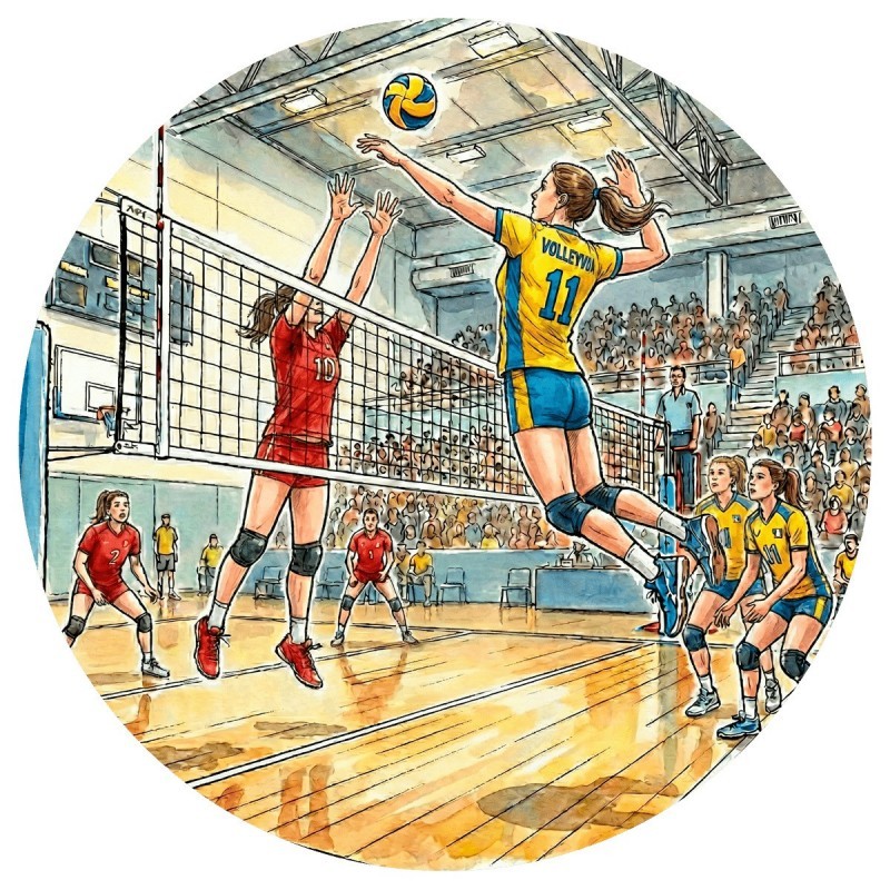 DISCO BOSTON Ø80 MM VOLEIBOL FEMENINO