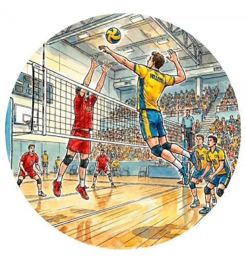 DISCO BOSTON Ø80 MM VOLEIBOL MASCULINO
