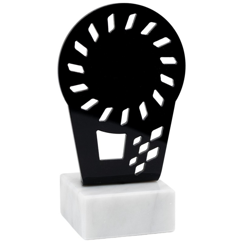 TROFEO METACRILATO 001 C/MARMOL H15.5