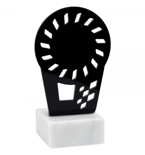 TROFEO METACRILATO 001 C/MARMOL H15.5