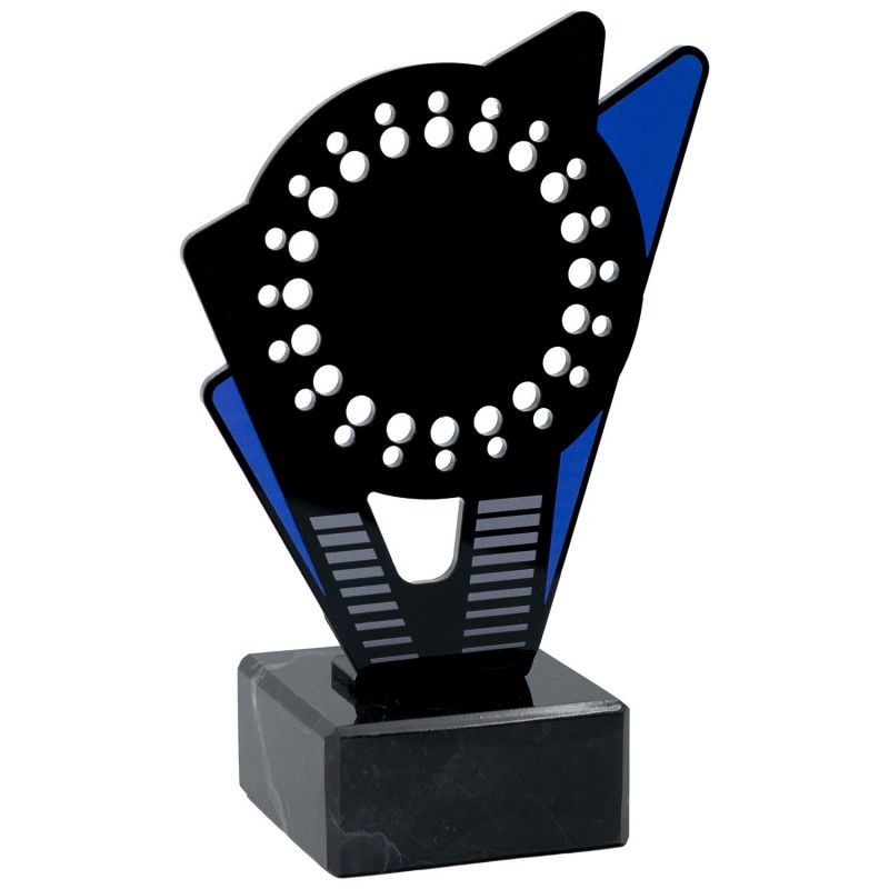 TROFEO METACRILATO 005 C/MARMOL H.16,5