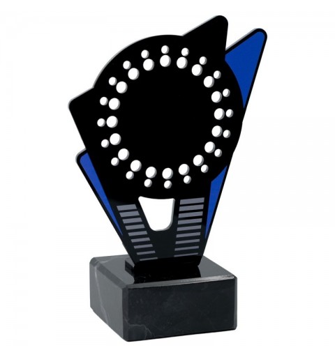 TROFEO METACRILATO 005 C/MARMOL H.16,5