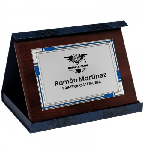 PLACA 17-242 PLATA C/ESTUCHE SUBLIMACION