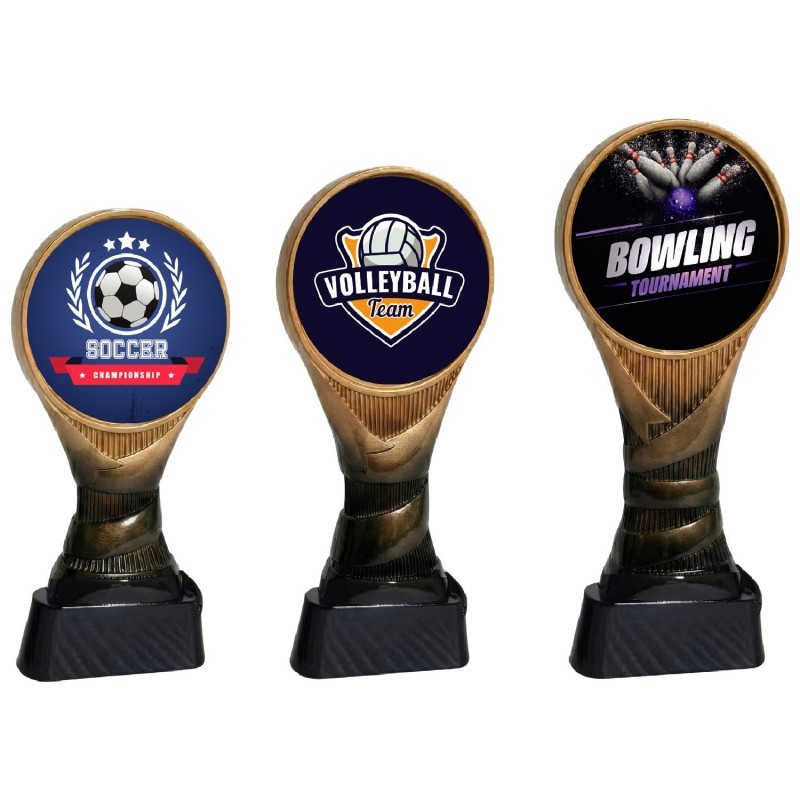 TROFEO RESINA BOSTON PERSONALIZADO