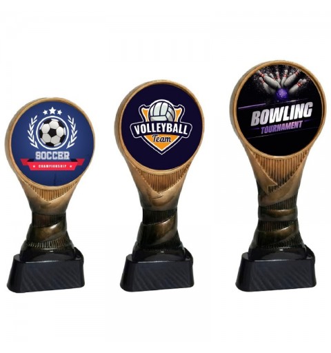 TROFEO RESINA BOSTON PERSONALIZADO