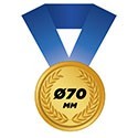 Medallas Ø70mm